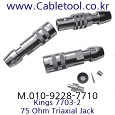 KINGS 7703-2, RG59 Triaxial Cable Jack