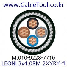 LEONI 3x4.0RM 2XYRY-fl, 3C x 4.0SQ(㎟), IEC 60502-1 500미터